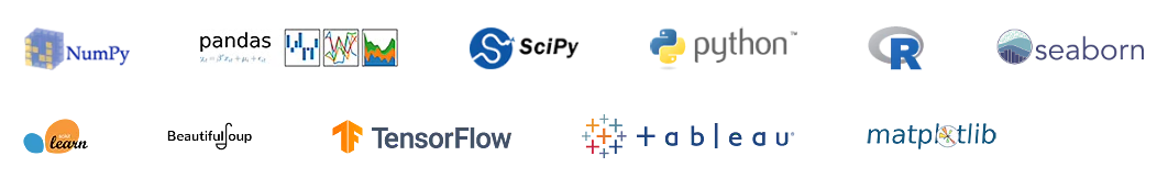 Data Science Master Program tools and technologies